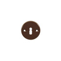 ESCUTCHEON WITH KEY HOLE BROWN
