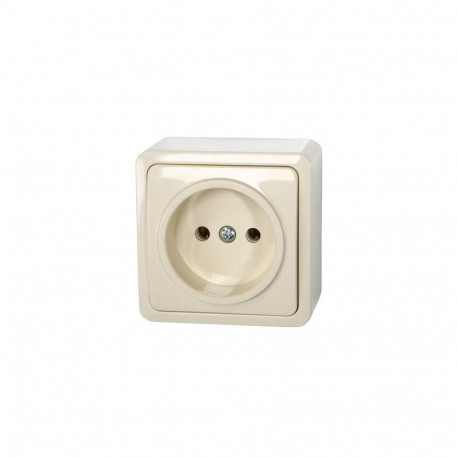 SURFACE MOUNTED SOCKET WITHOUT EARTH