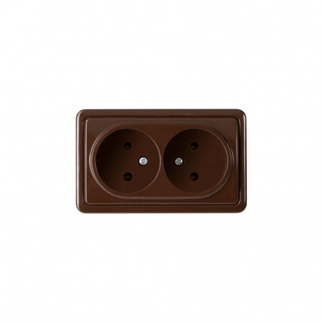 ROSETTE RP16-020 2PNTS TOP BROWN SL+