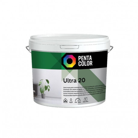 ULTRA 20 valge dispersioonvärv 3 l