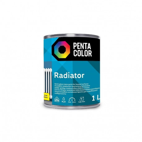 HEAT RESIST PAINT PENTA RADIATOR CLR 1L