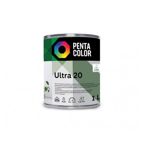 DISPERSION PAINT ULTRA 20 WHITE 1 L