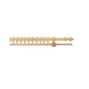 CORNICE METAL RAIL PINE 2.4 D28 (1)