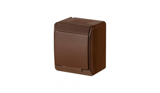 SOCKET HERMES BROWN IP44 0324-06