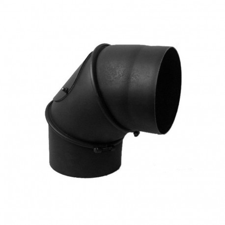 korstna põlveliigend 45/90° puhastusavaga