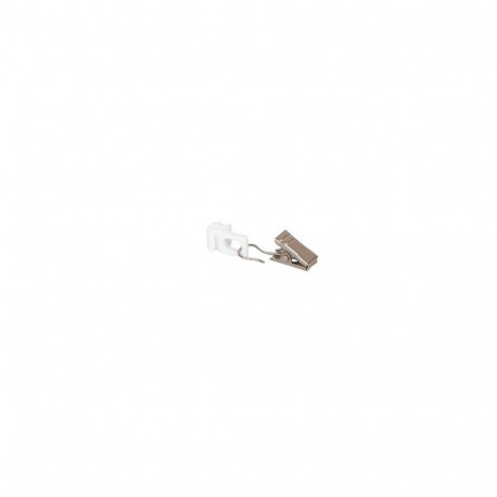 PLAST. SLIDER WITH SILV METAL CLIP. 30PC