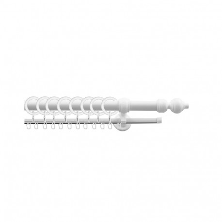CORNICE METAL RAIL valge 2.0 D28 (1)