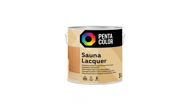 ACRYLIC LACQUER PENTACOLOR SAUNA 3 L