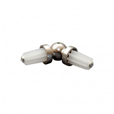 LINKAGE IN CORNER FOR CURTAIN SILVER D19