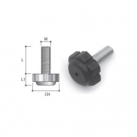 tugielement M8x22 PI06 pne 4 tk