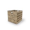 FOLDABLE BASKET 30X30X30CM STEEL/SEAGRAS