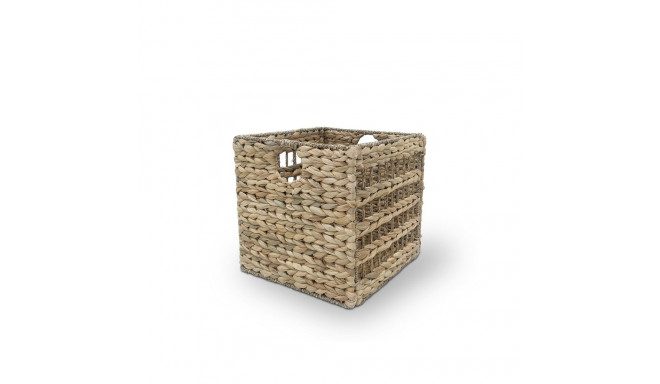 FOLDABLE BASKET 30X30X30CM STEEL/SEAGRAS