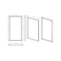 REVISION DOORS 300X600 WHITE