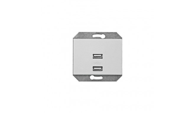 USB SOCKET 5V DC 3.4 A XP WHITE