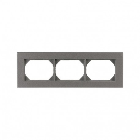FRAME VILMA XP500 3-GANG MET