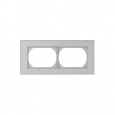 FRAME VILMA XP500 2-GANG MET