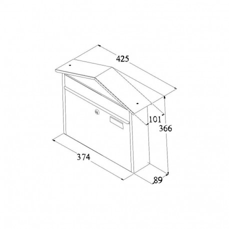 MAILBOXPD967T antratsiit värv