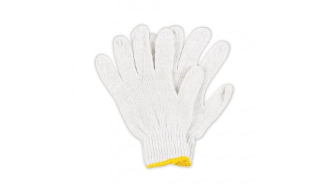 GLOVES KNITTED GB54 WHITE SIZE 9