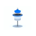 WASTE 1 1/4 WITH SS GRID+PLAST PLUG M205
