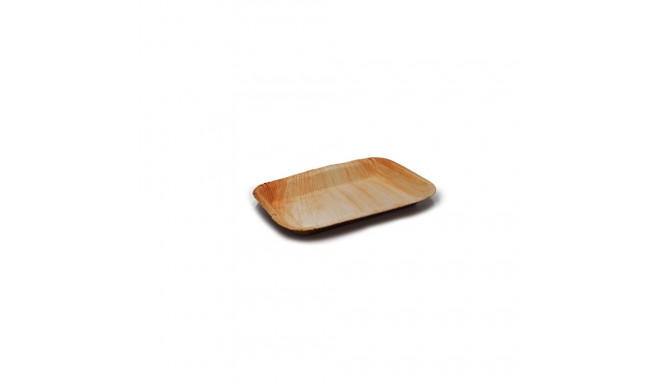 PALM LEAF PLATES RECTANG 23X16CM 6PCE