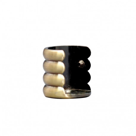 CURTAIN RAIL HOLDER TUBE BRIGHT GOLD D16