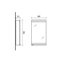 BATHROOM CABINET SV40 WHITE