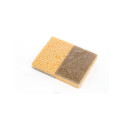 CELLULOSE SPONGES WITH NATURAL FIBER