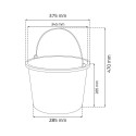 BUCKET WITH FUNNEL 20L