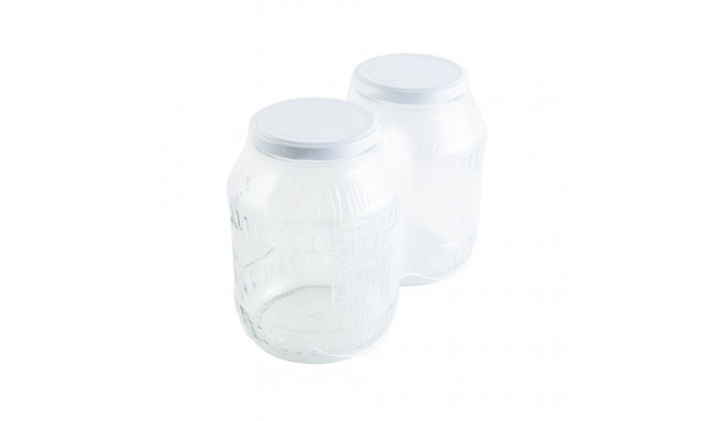 JAR 1700ML WITH LID 89MM 2PCS