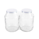 JAR 2650ML 2PCS WITHOUT LID 100MM