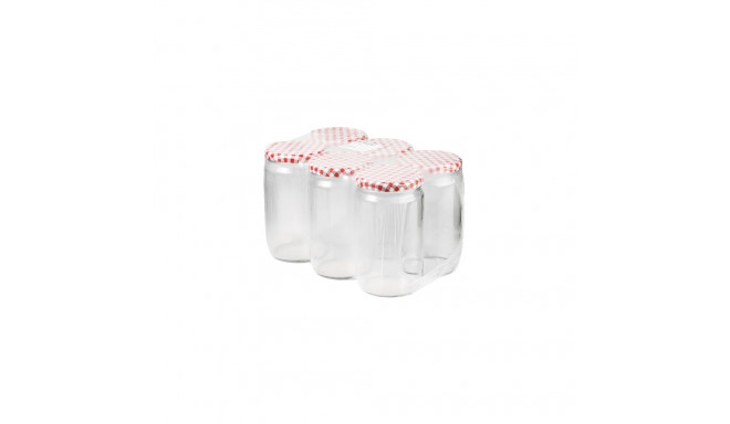JAR 720ML WITH LID 82MM 6PCS