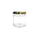 JAR 210ML WITH LID 66MM 6PCS