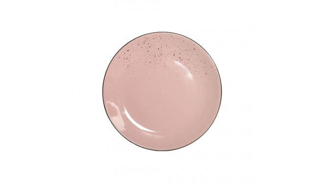 27CM DINNER PLATE WITH SPECKLE PINK