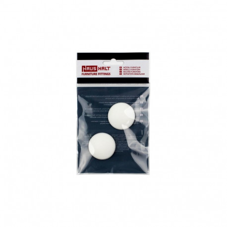 WHITE DOOR STOPPERS 2 PCS. D40. HAUSHALT