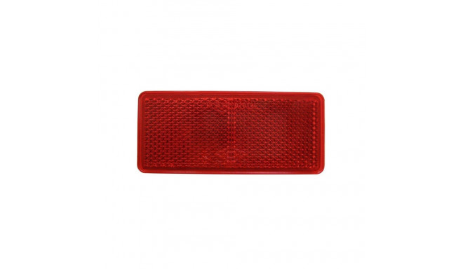GLUE RECTANGLE REFLECTOR RED 370200BR