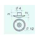 CONFIRMATOR LID DK/S16 NUT 100PCS HH