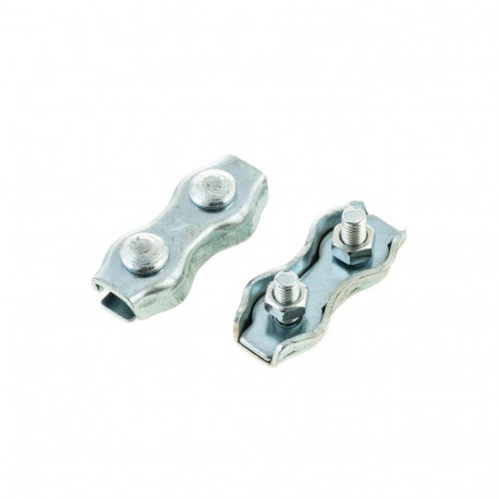 ROPE PLANE DOUBLE CLIP 2 MM 2PCS