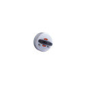 ESCUTCHEON 0350 STEEL BATHROOM WHITE