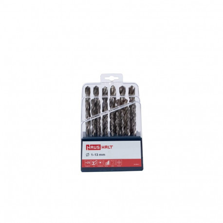 HSS keerdpuuride komplekt 25 tk valge 1-13mm