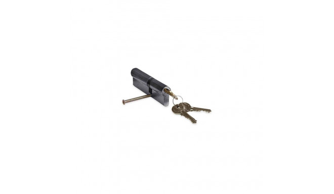 CYLINDER LOCK 70MM 30X40 CHROME 5 KEYS