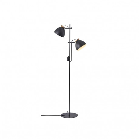 FLOOR LAMP 18X150CM 2XG9 BLACK COLOR