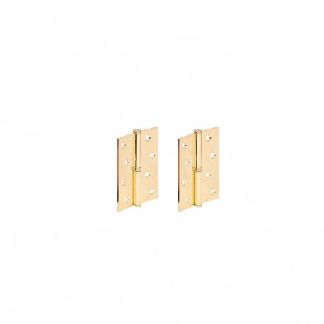 HINGE DOOR 100X75X2.5 PB BRASS-PLATE