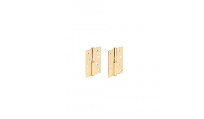 HINGE DOOR 100X75X2.5 PB BRASS-PLATE