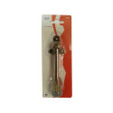 FIXATR DOOR DS079 137X41X30MM AGED BRASS
