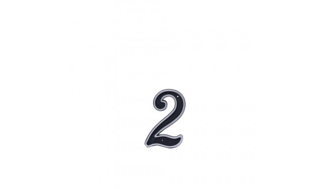 BLASTIC HOUSE NUMBER 2 150MM BLACK