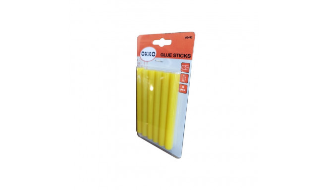 GLUE STICKS 6PCS SET.11.2X100MM.YELLOW