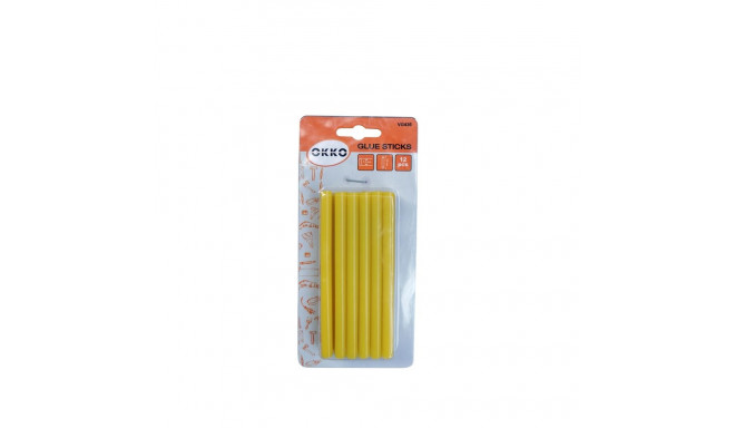 GLUE STICKS 12PCS SET.7.2X100MM.YELLOW