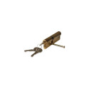 CYLINDER LOCK 100MM 40X60 BRASS-PLAT 5K