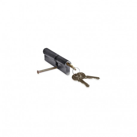 CYLINDER LOCK 100MM 40X60 CHROME 5 KEYS
