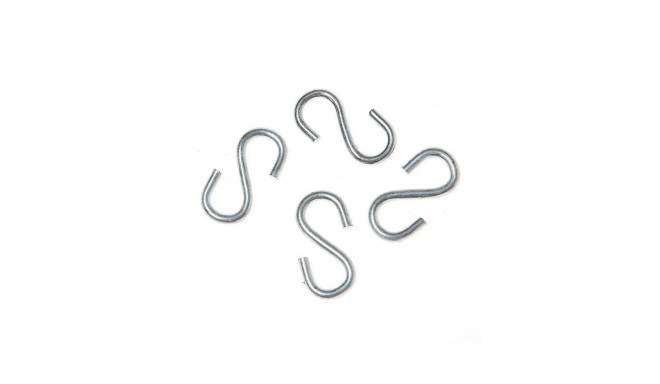 S SHAPE STAINLESS STEEL HOOKS 4 MM 4